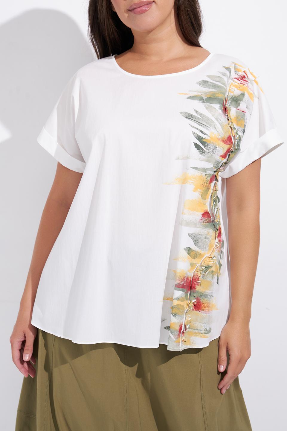 Блуза Gaia с тропическим принтом