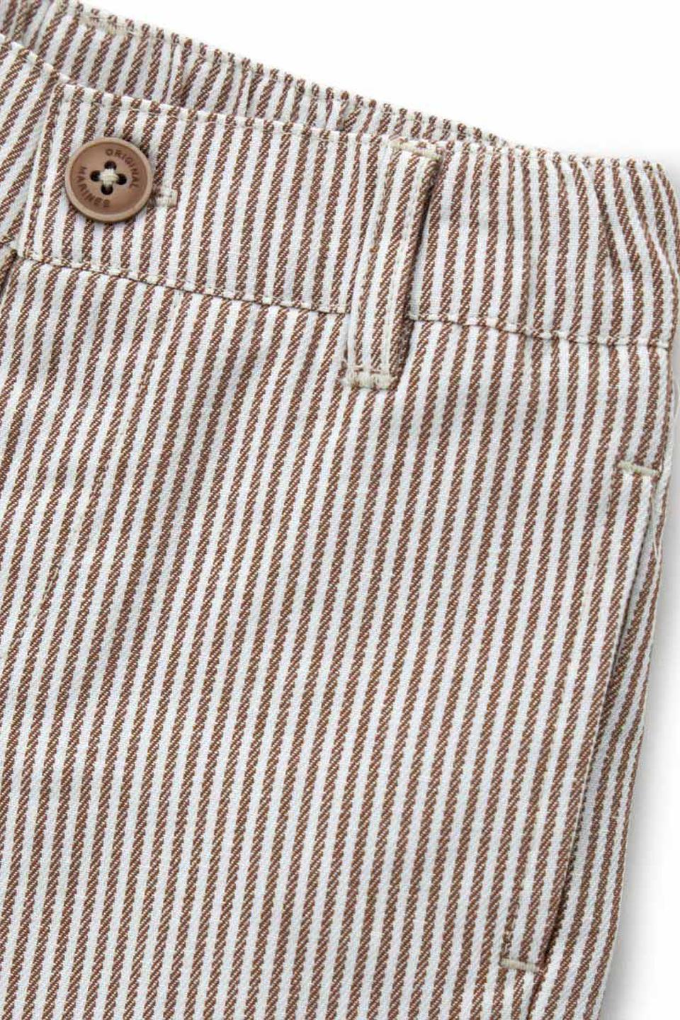 Брюки Original Marines в полоску бежевые