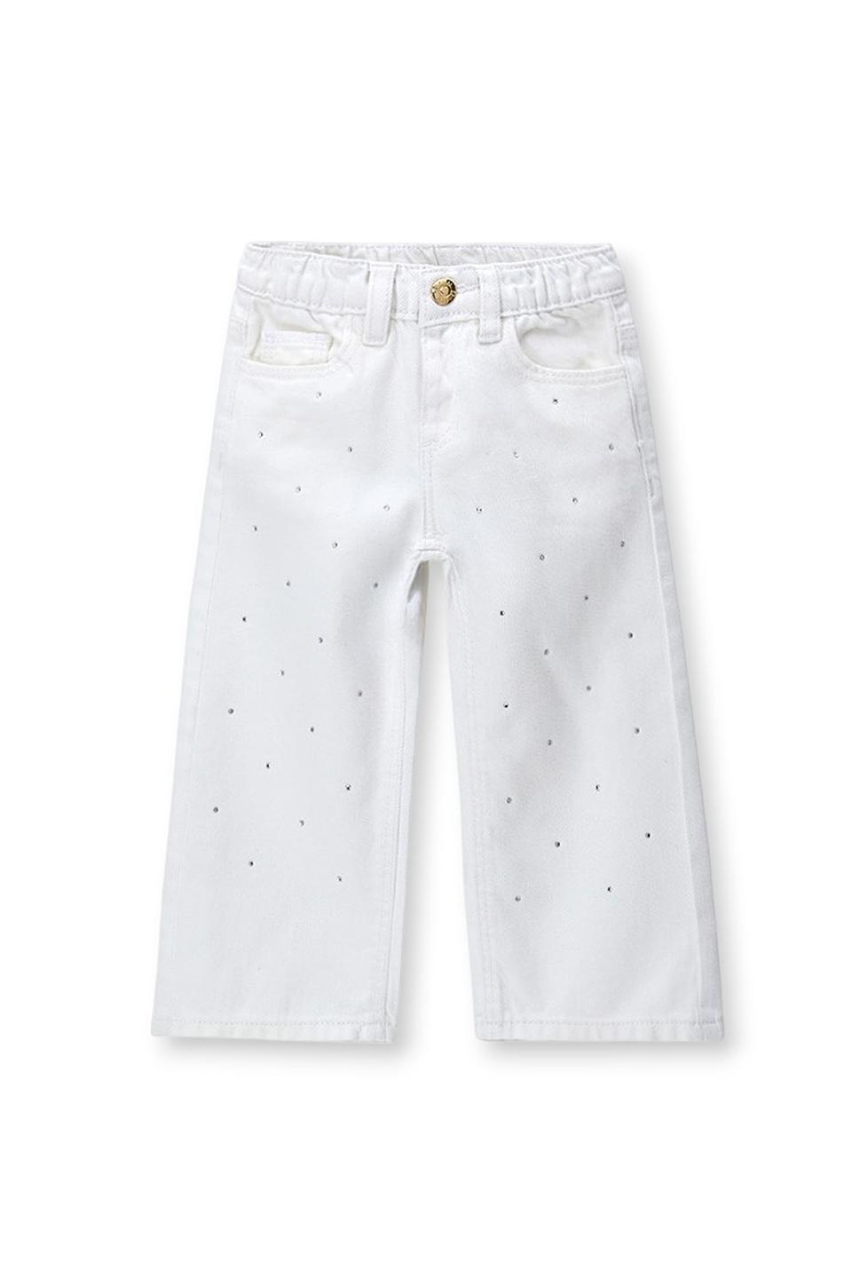 Джинсы Original Marines белые с блестками