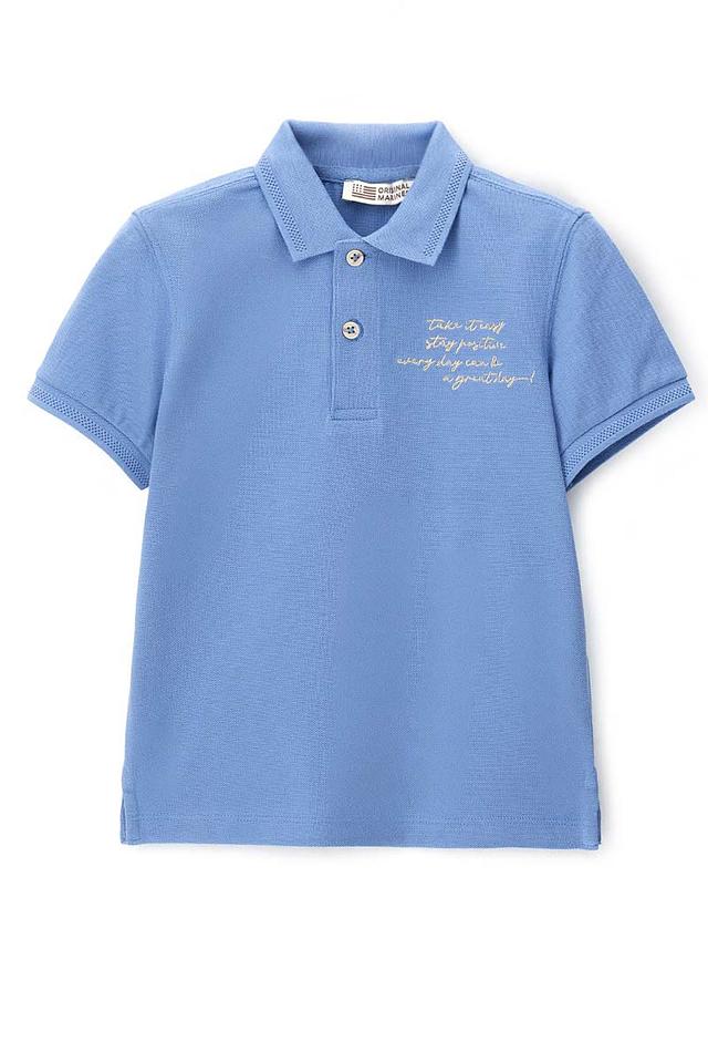 Поло Original Marines голубой