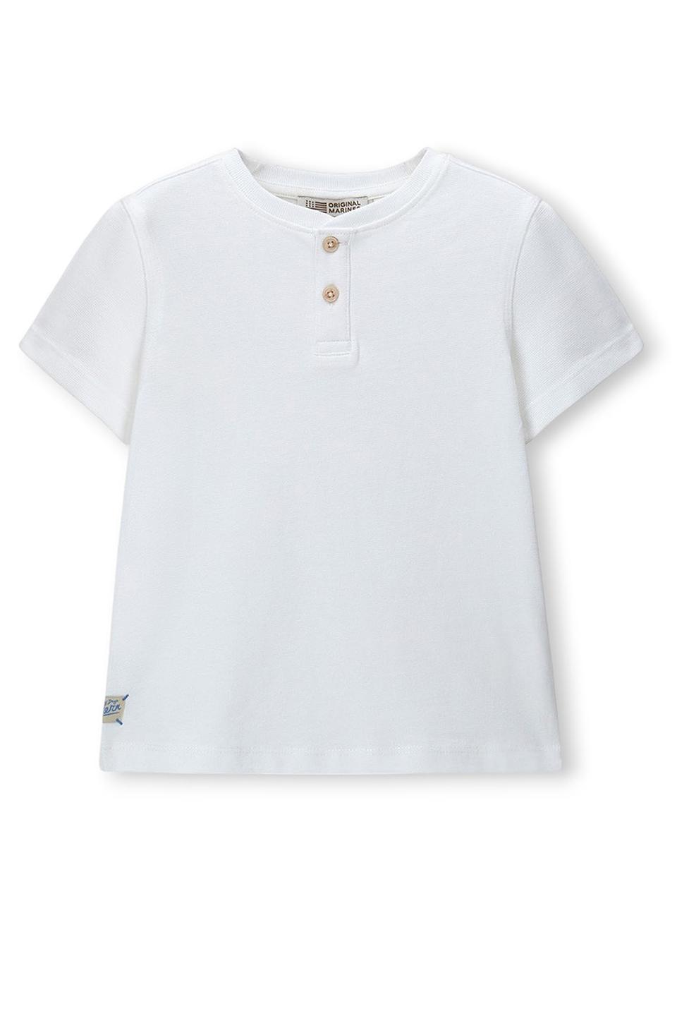Поло Original Marines белое с пуговицами