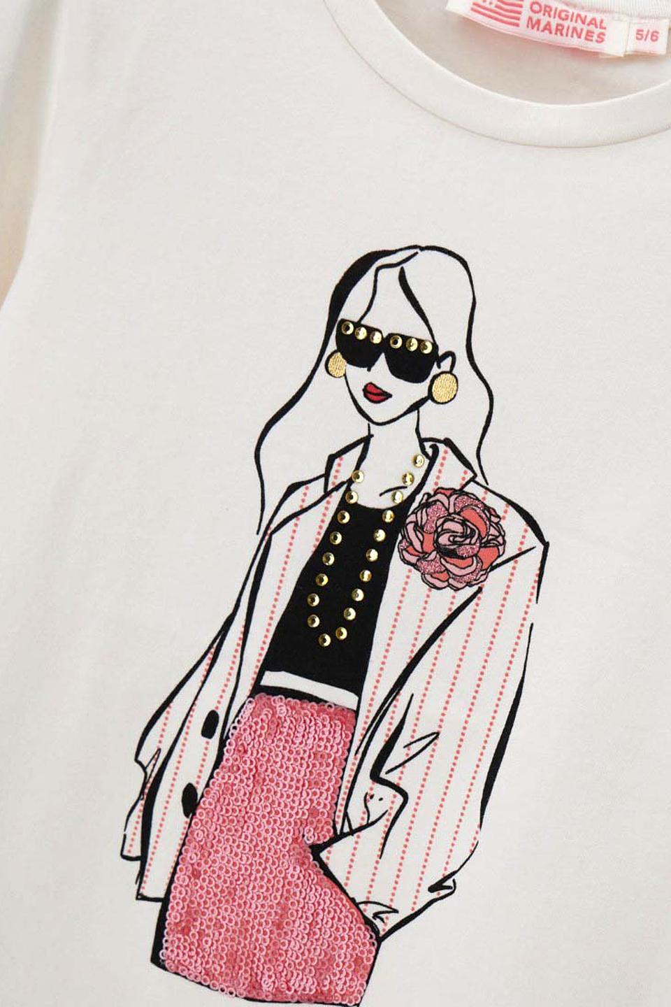 Футболка Original Marines с принтом