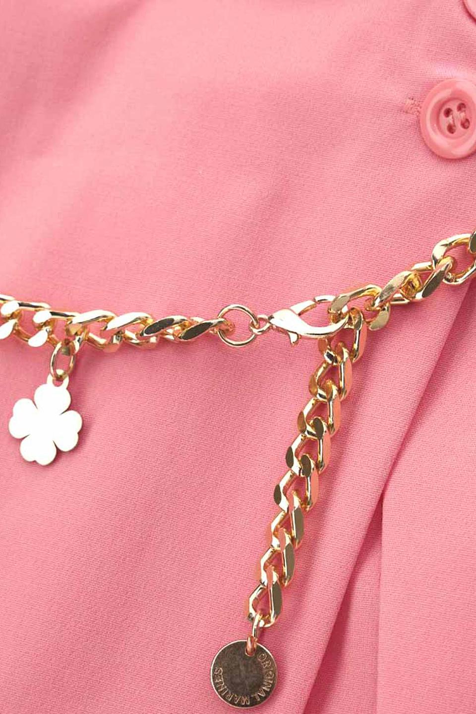 Юбка Original Marines розовая с цепочкой