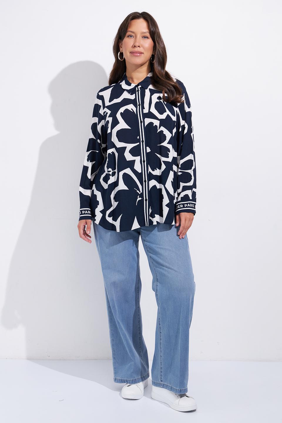 Блуза Via Appia с цветочным принтом