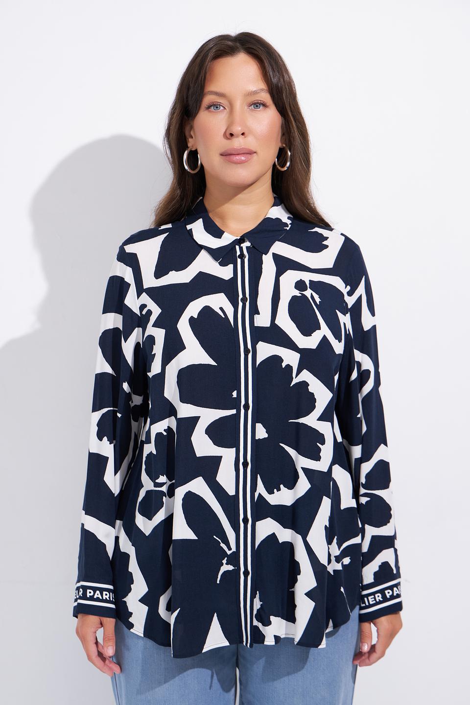 Блуза Via Appia с цветочным принтом