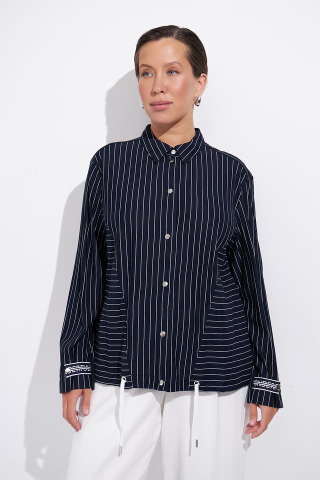 Блуза Lebek в полоску