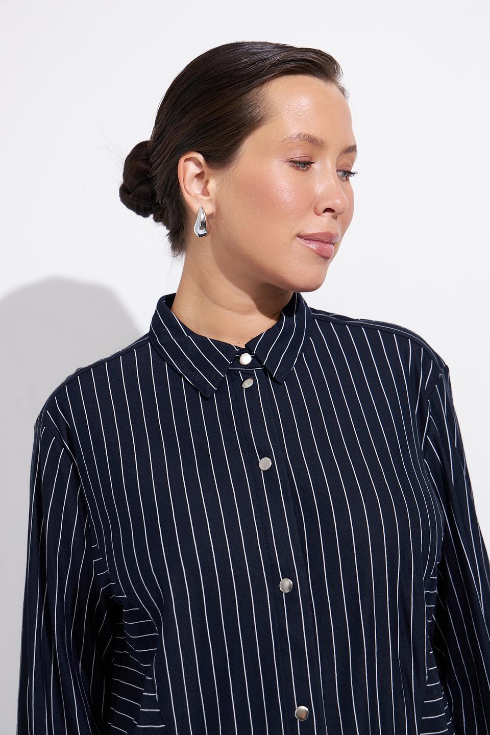 Блуза Lebek в полоску