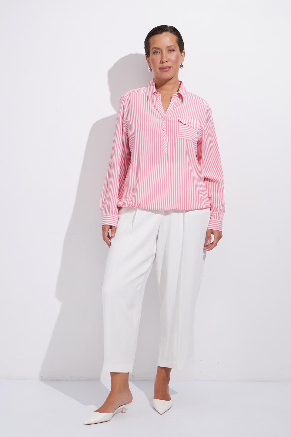 Блуза Bianca в полоску