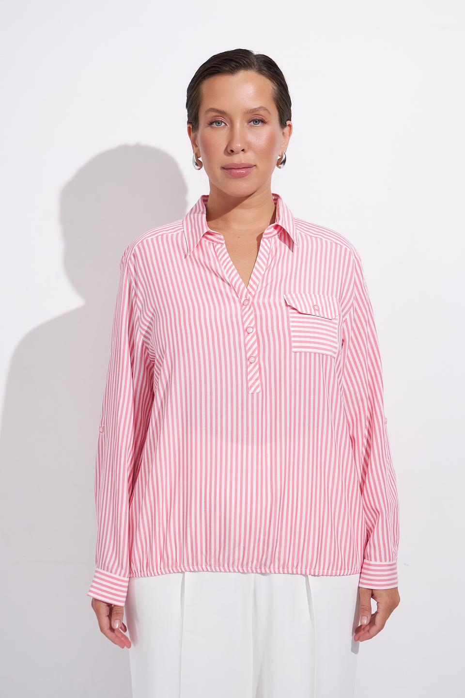 Блуза Bianca в полоску