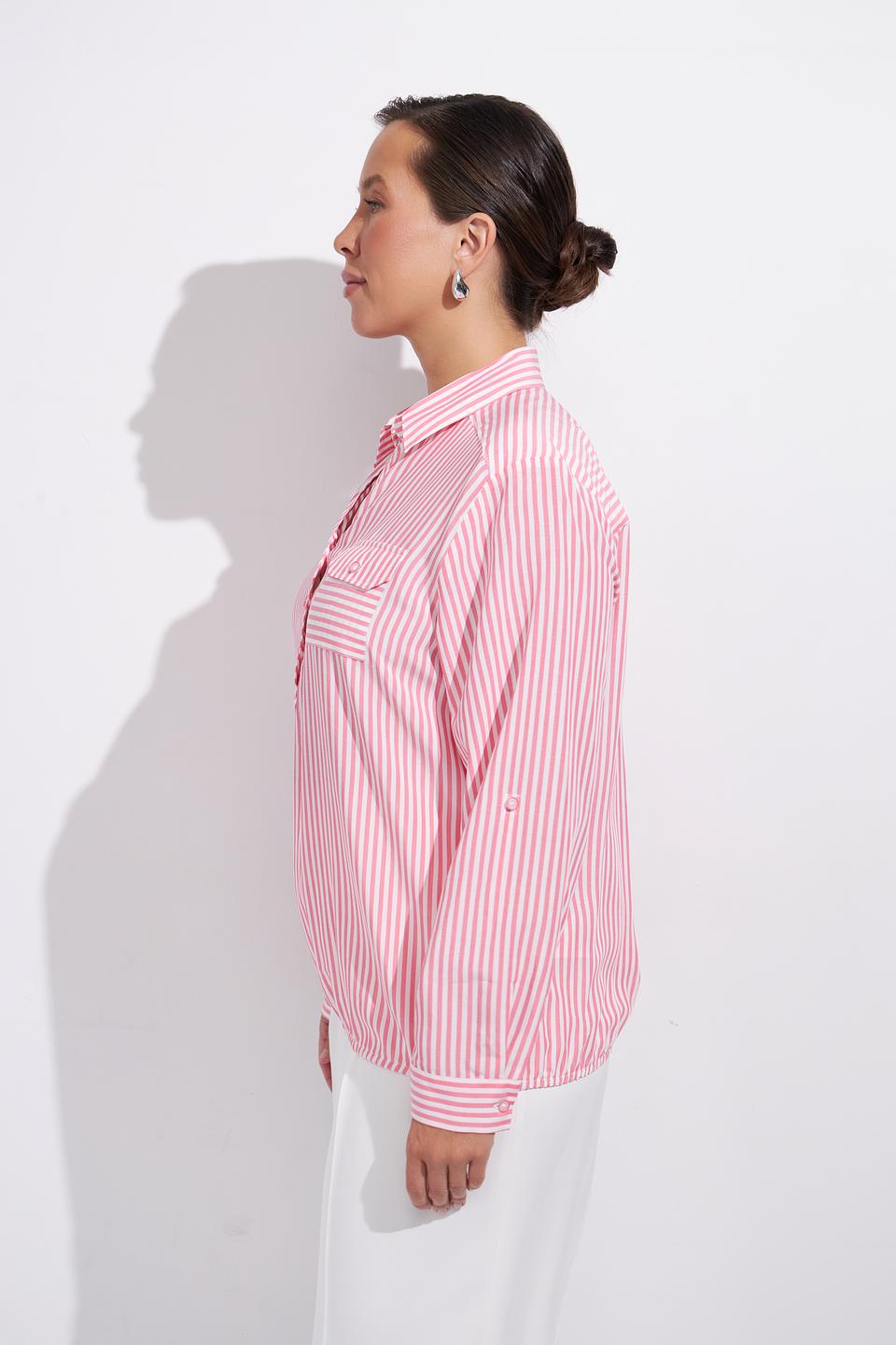 Блуза Bianca в полоску