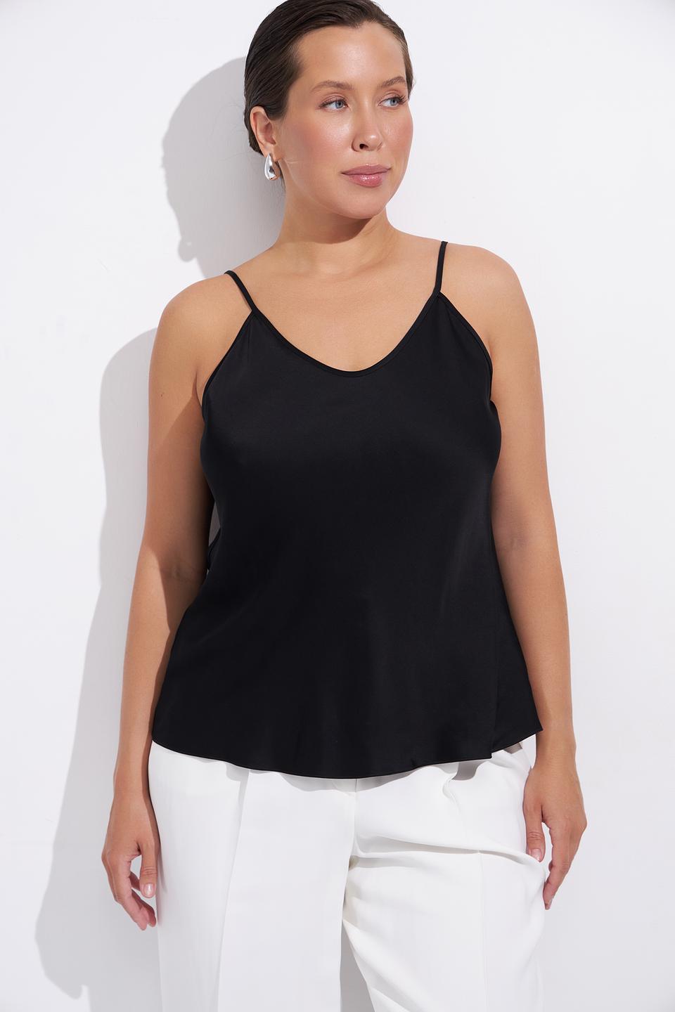 Топ Ten ways to be черный на тонких бретелях