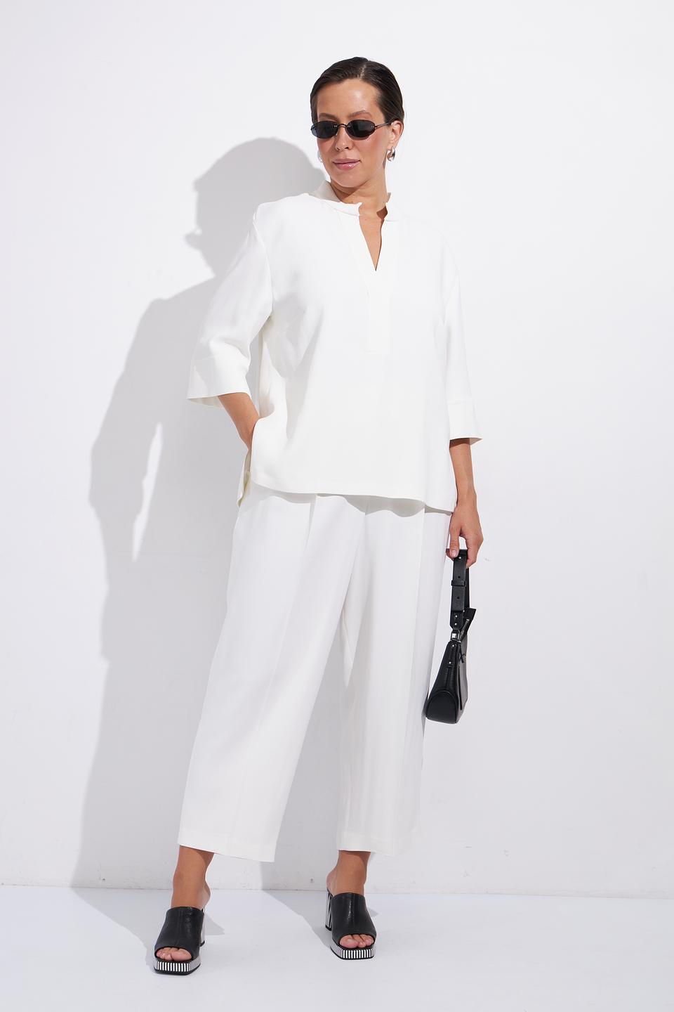 Брюки палаццо Luisa Cerano белые
