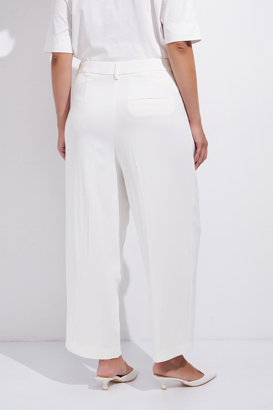 Брюки палаццо Luisa Cerano белые