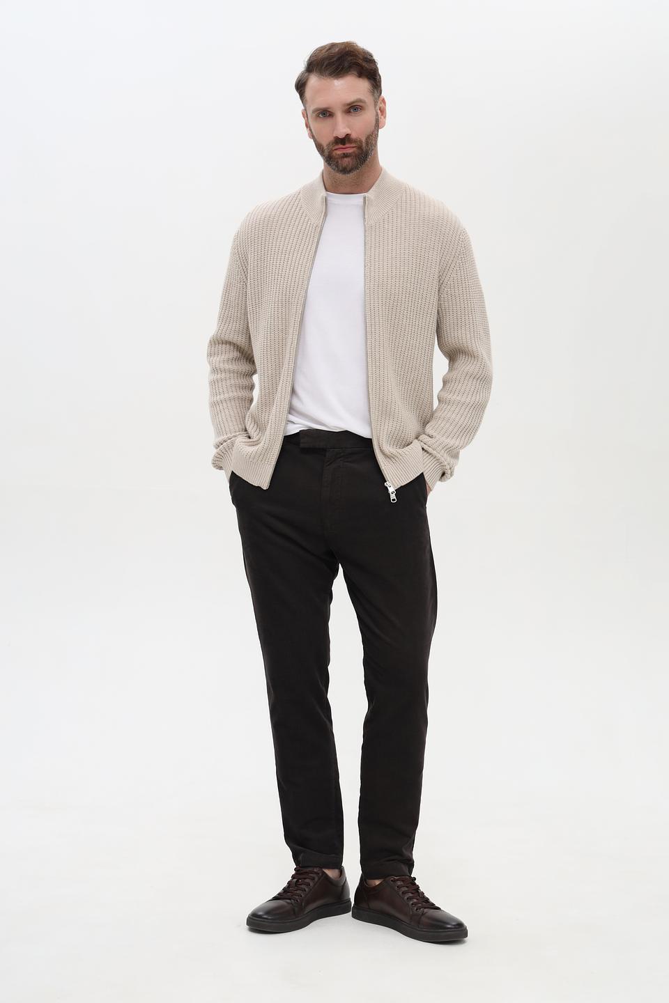 Кардиган Cinque на молнии бежевый