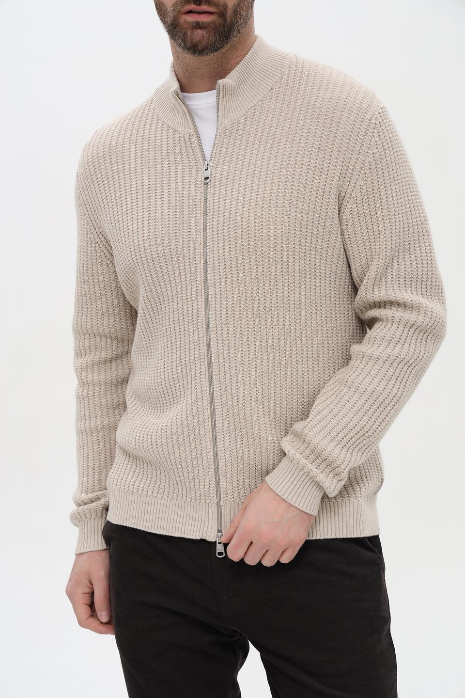 Кардиган Cinque на молнии бежевый