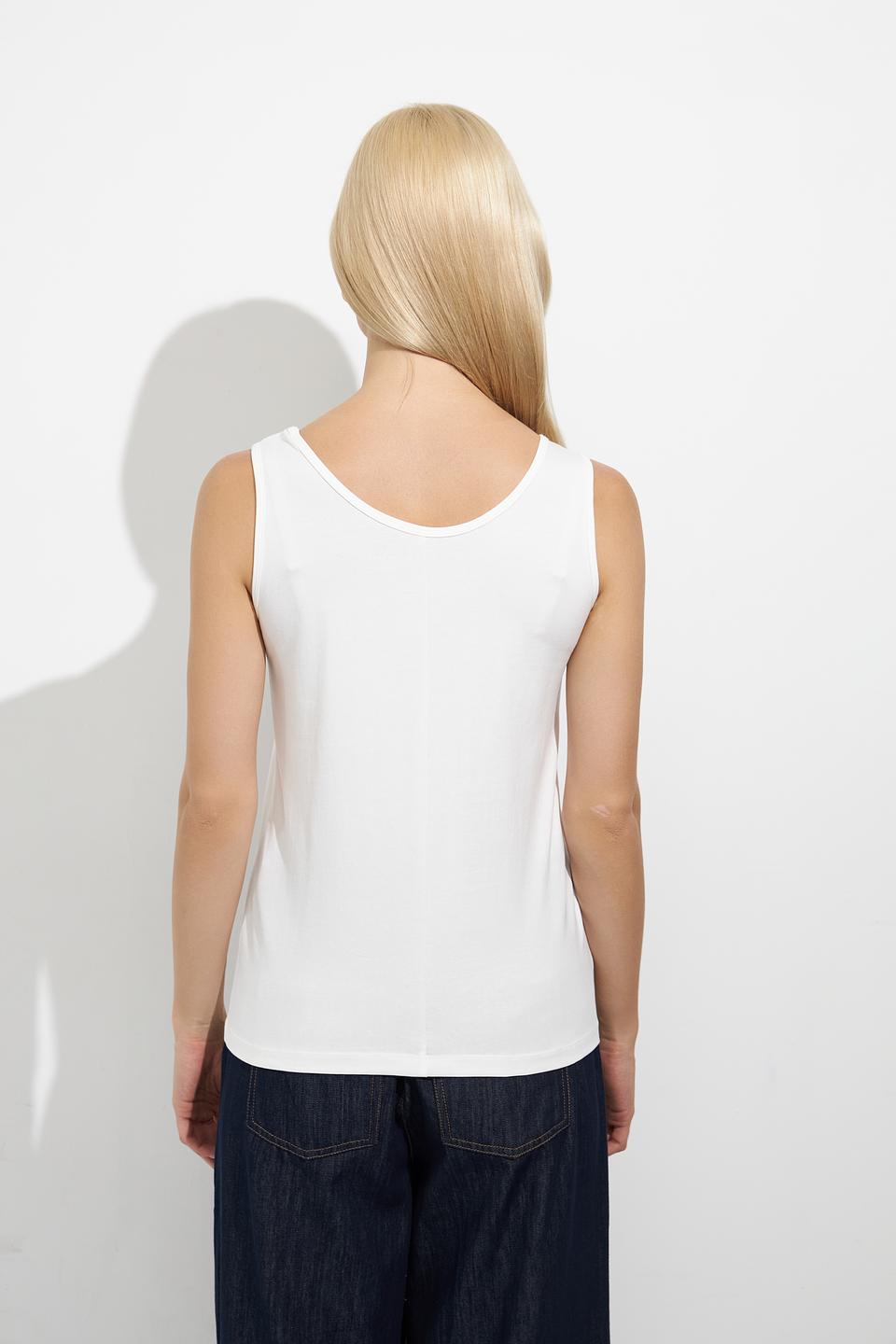 Топ Tom Tailor белый базовый