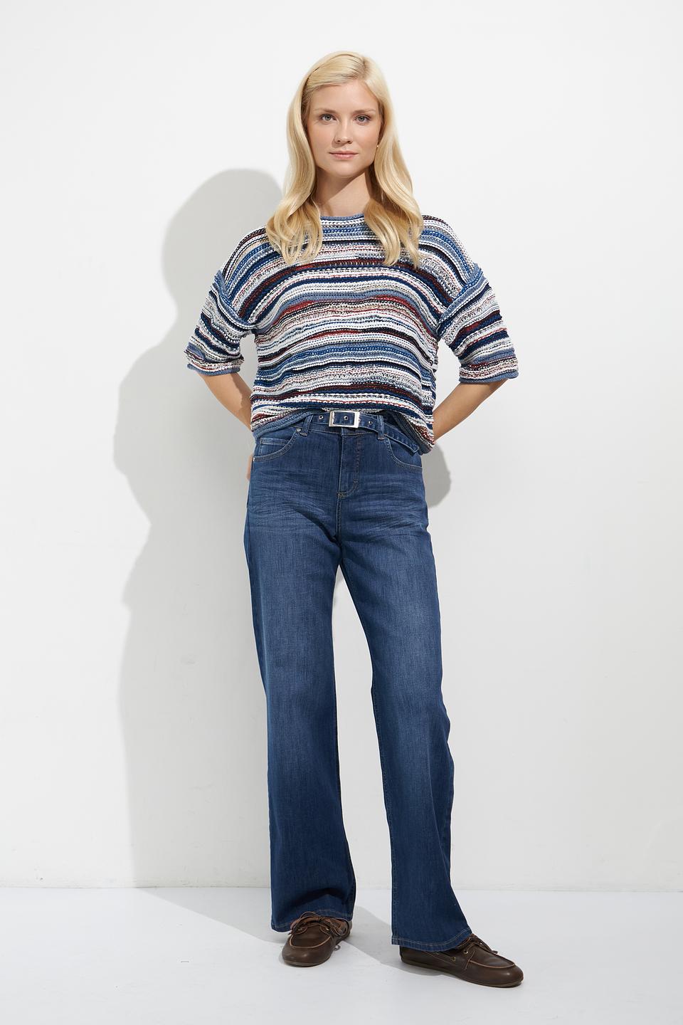 Джинсы клеш Angels с вышивкой