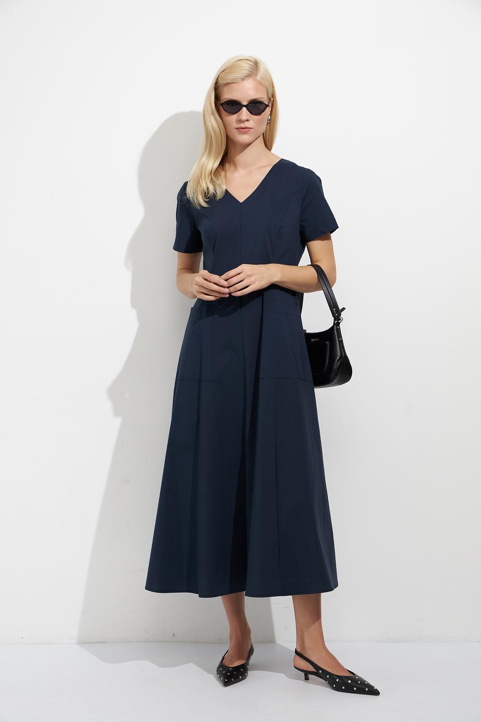 Платье Ten ways to be тёмно-синее