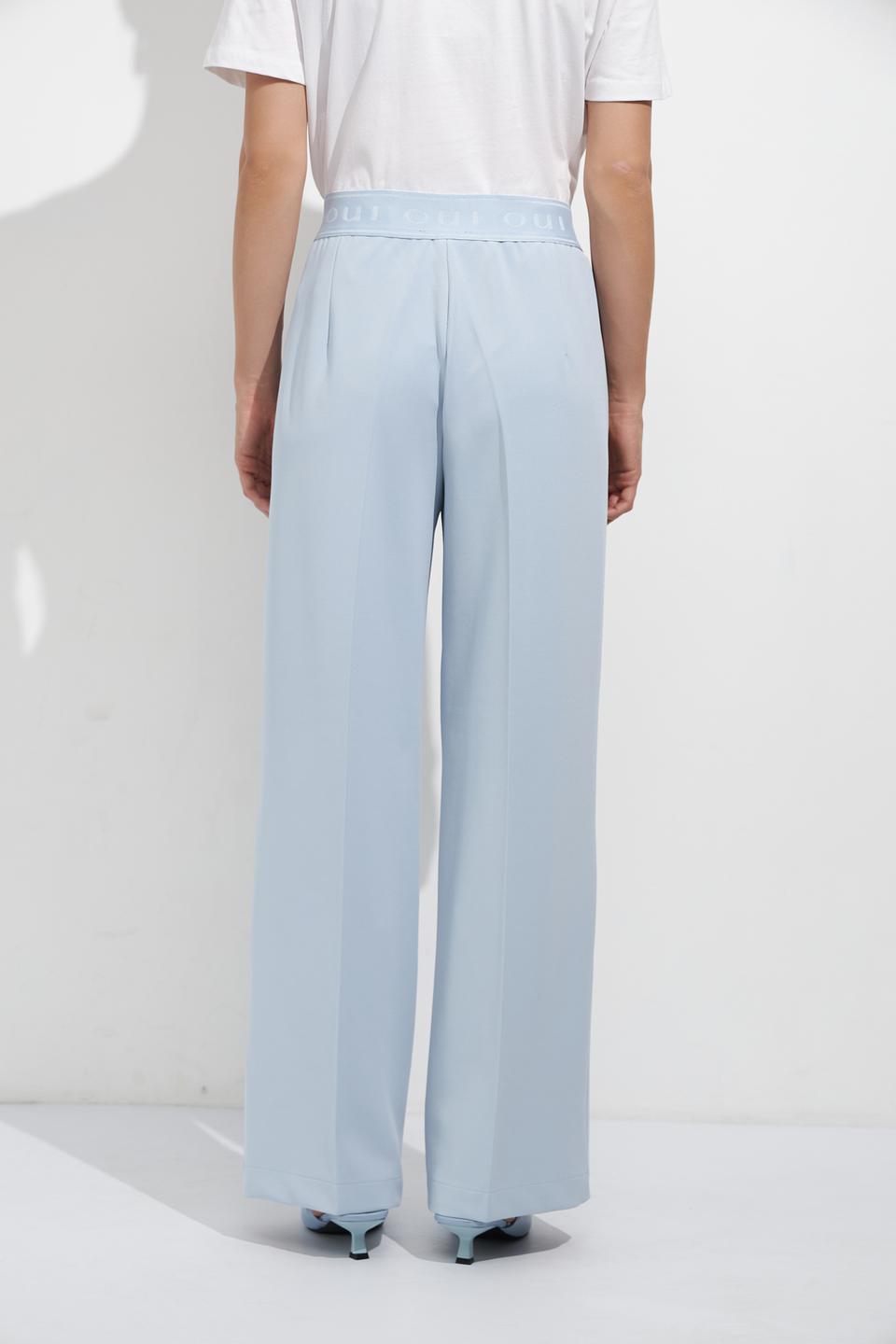 Брюки классические Oui голубые