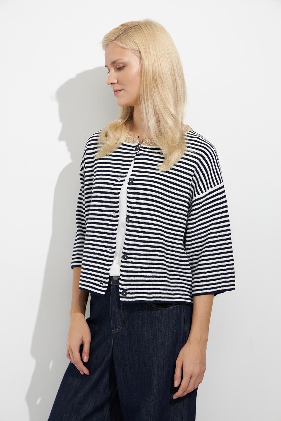 Жакет Oui в полоску