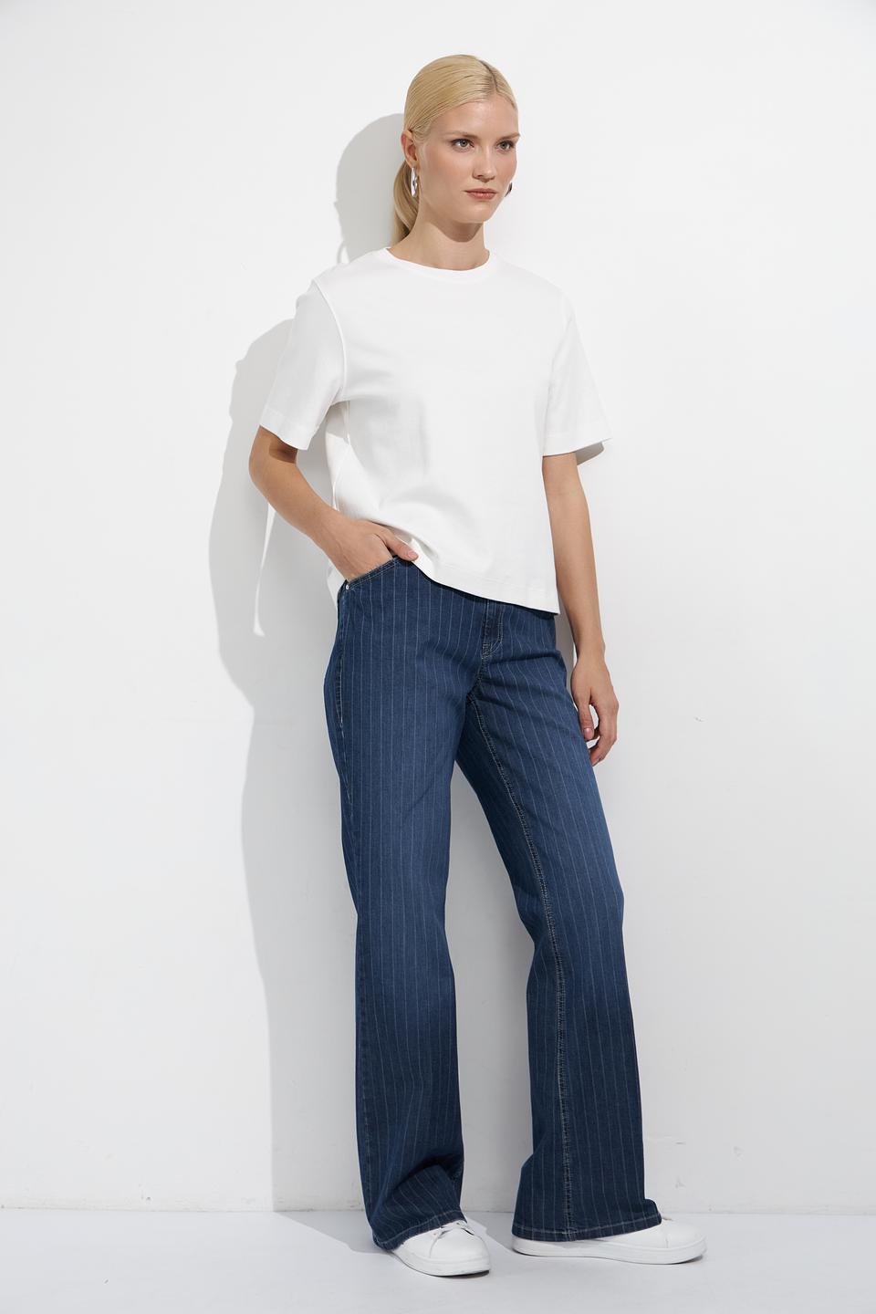 Джинсы Gardeur с полосками