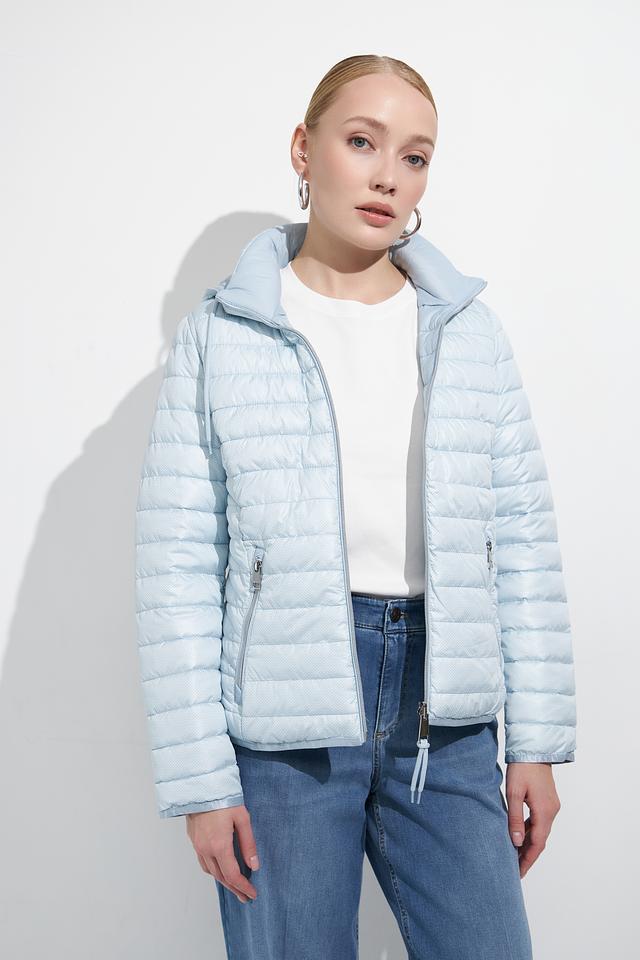 Куртка Lebek стеганая голубая