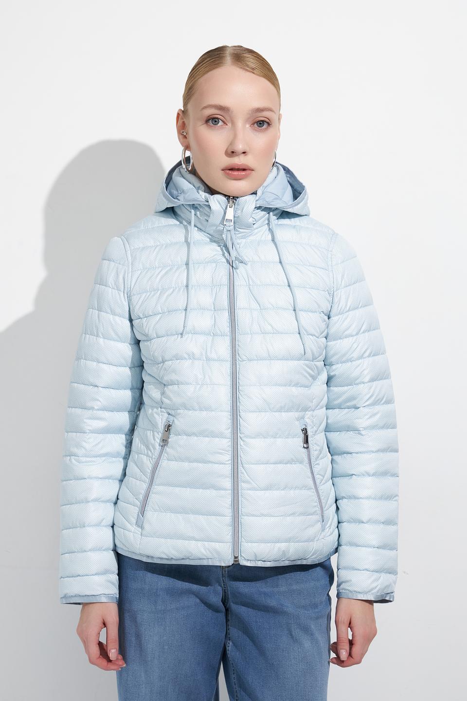 Куртка Lebek стеганая голубая