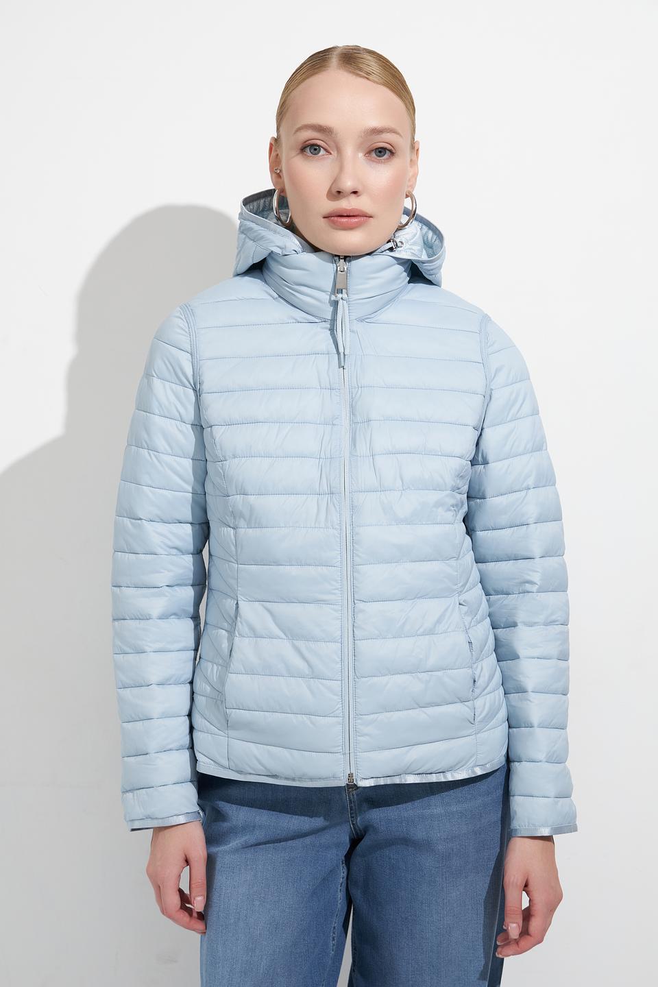 Куртка Lebek стеганая голубая