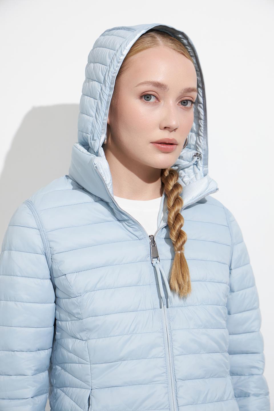 Куртка Lebek стеганая голубая