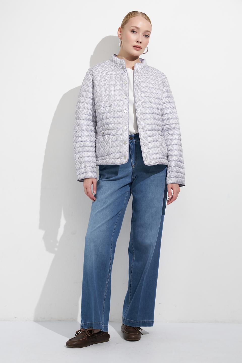 Куртка Lebek стеганая серая