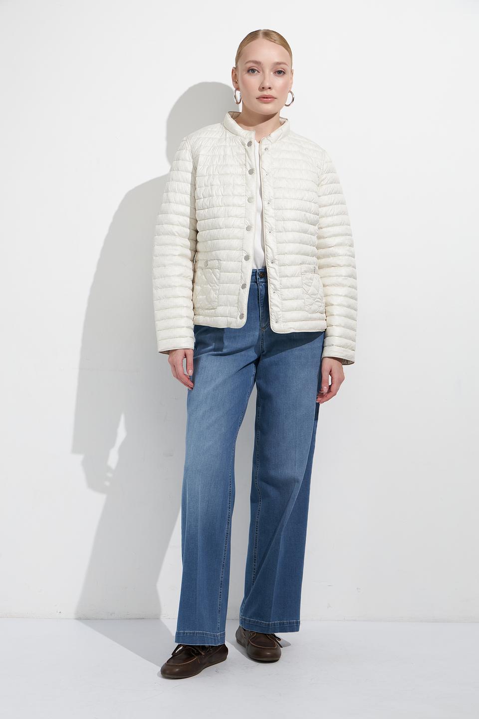 Куртка Lebek стеганая бежевая