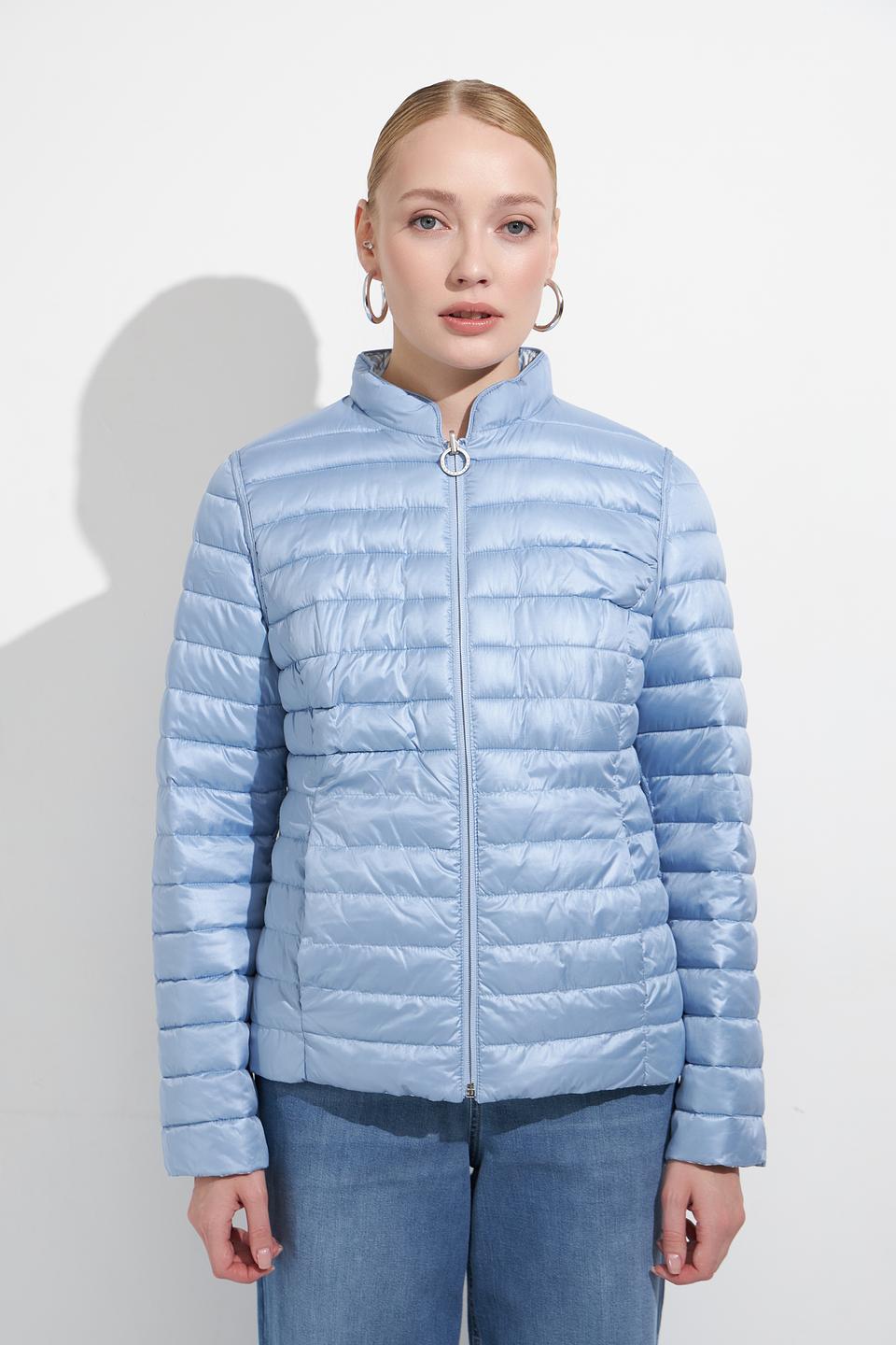 Куртка Lebek стеганая голубая