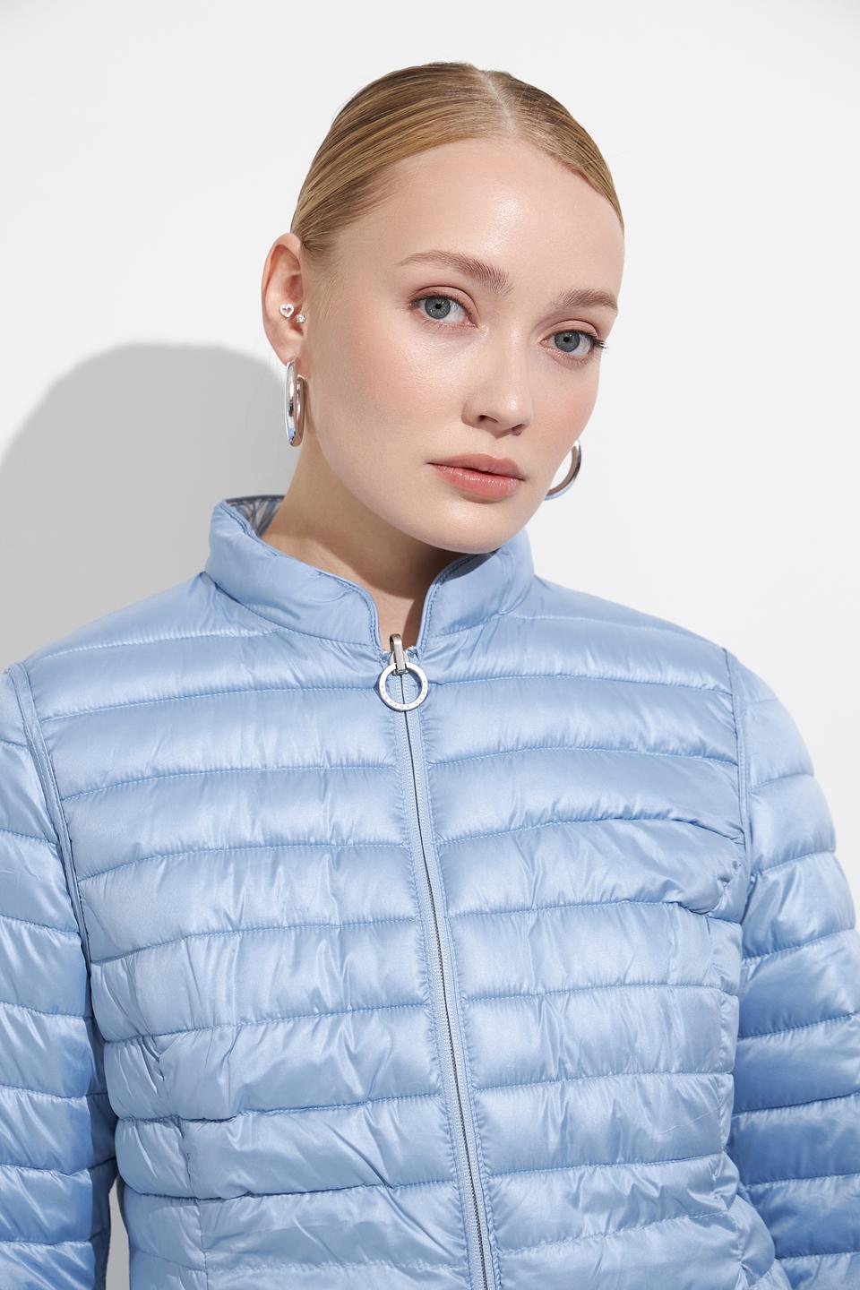 Куртка Lebek стеганая голубая