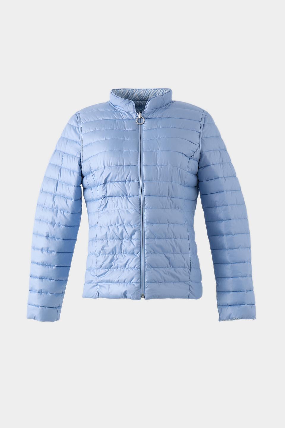 Куртка Lebek стеганая голубая