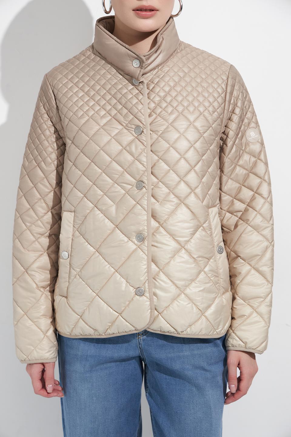 Куртка Lebek стеганая бежевая