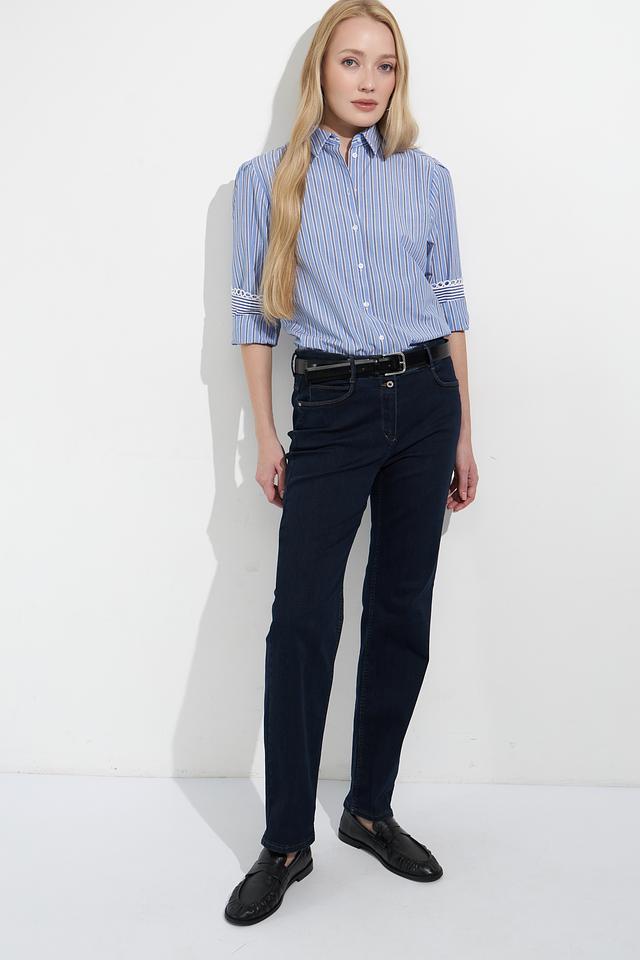 Джинсы Bianca с декоративной отделкой