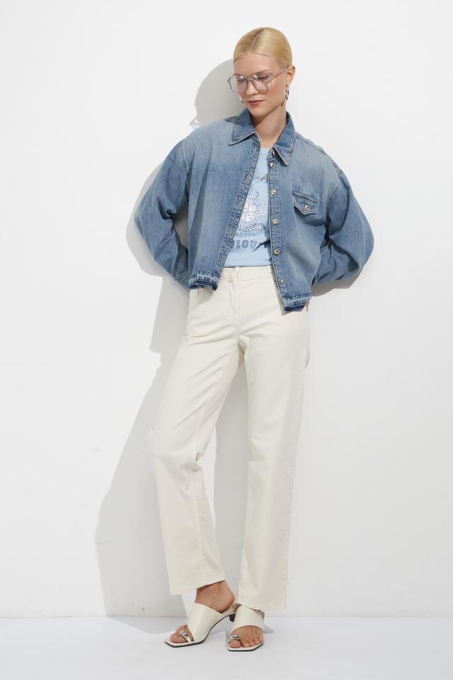 Джинсы Luisa Cerano бежевые