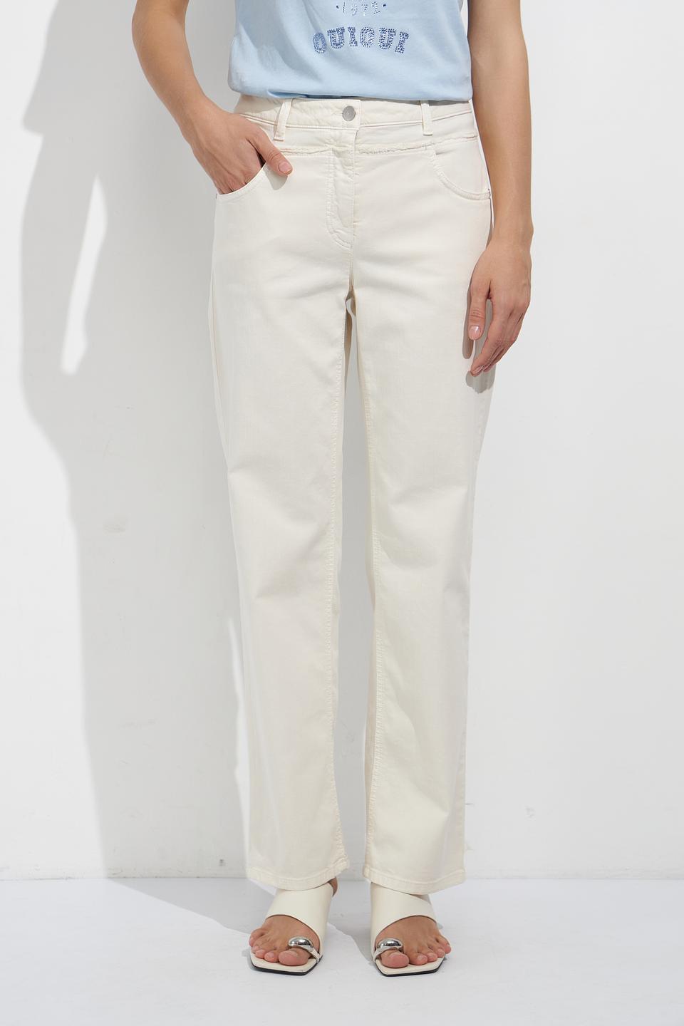 Джинсы Luisa Cerano бежевые