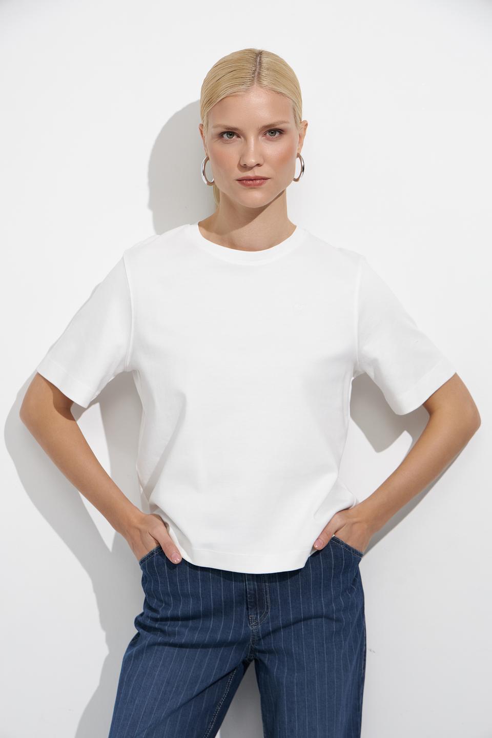 Футболка Oui женская белая