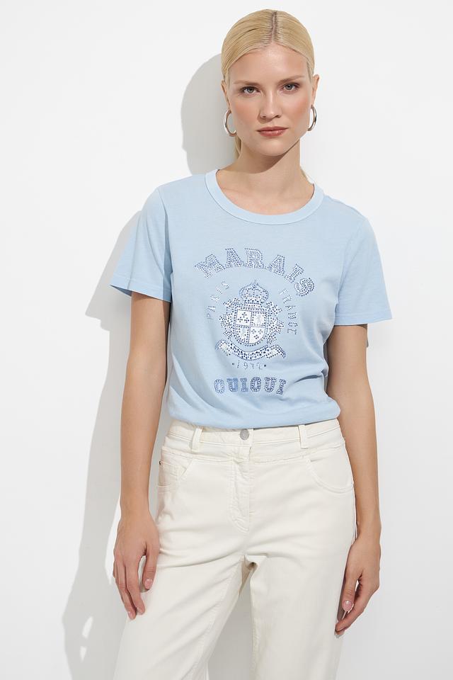 Футболка Oui голубая