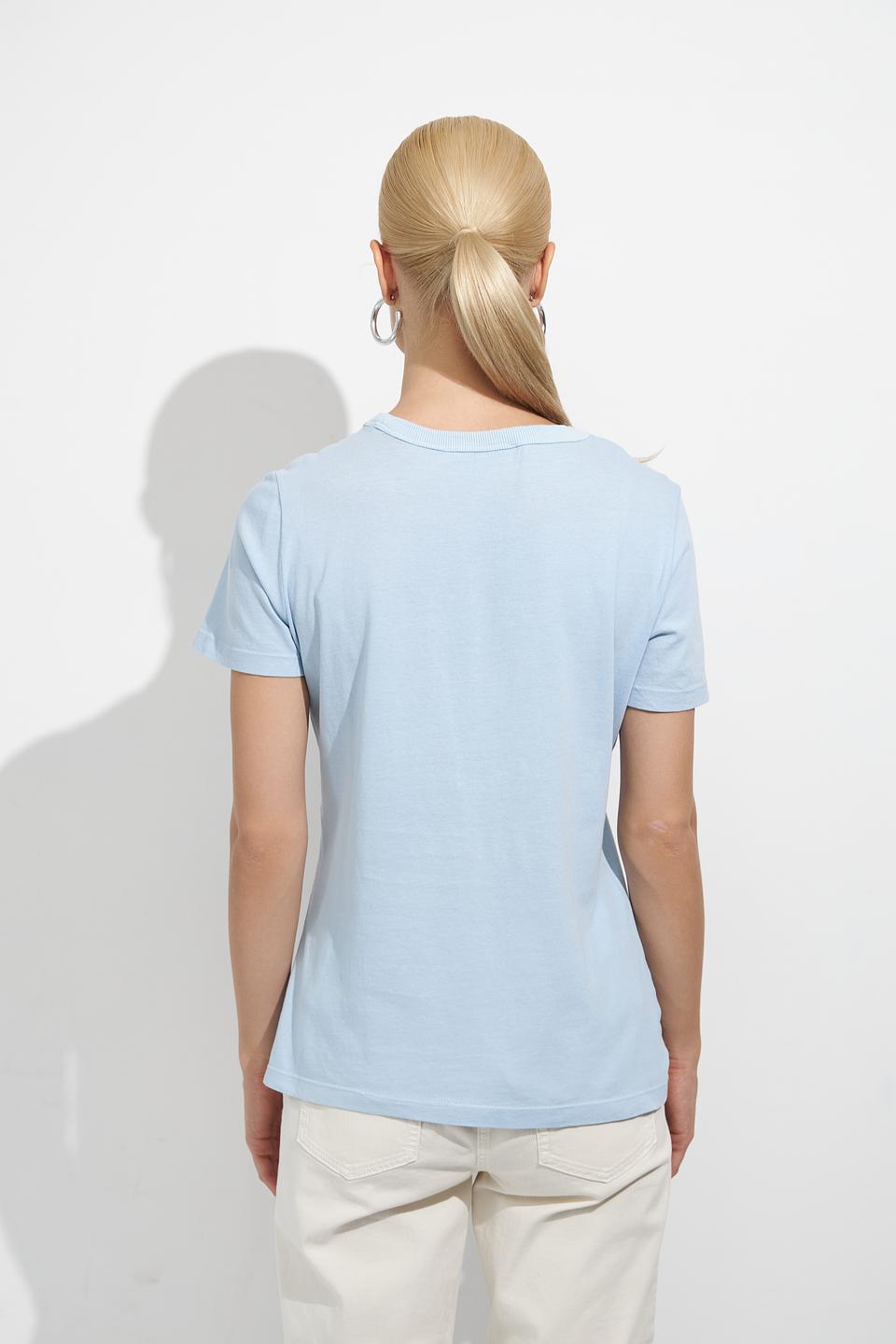 Футболка Oui голубая