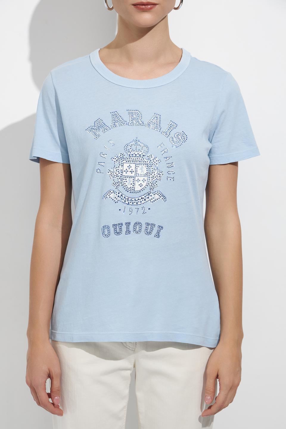 Футболка Oui голубая
