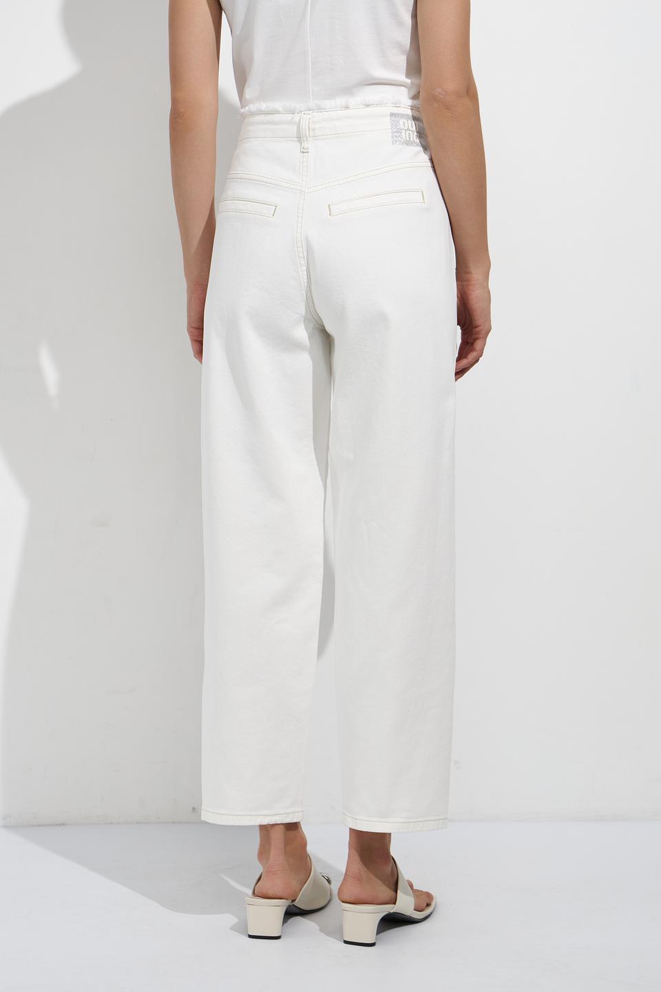 Джинсы Oui прямые белые