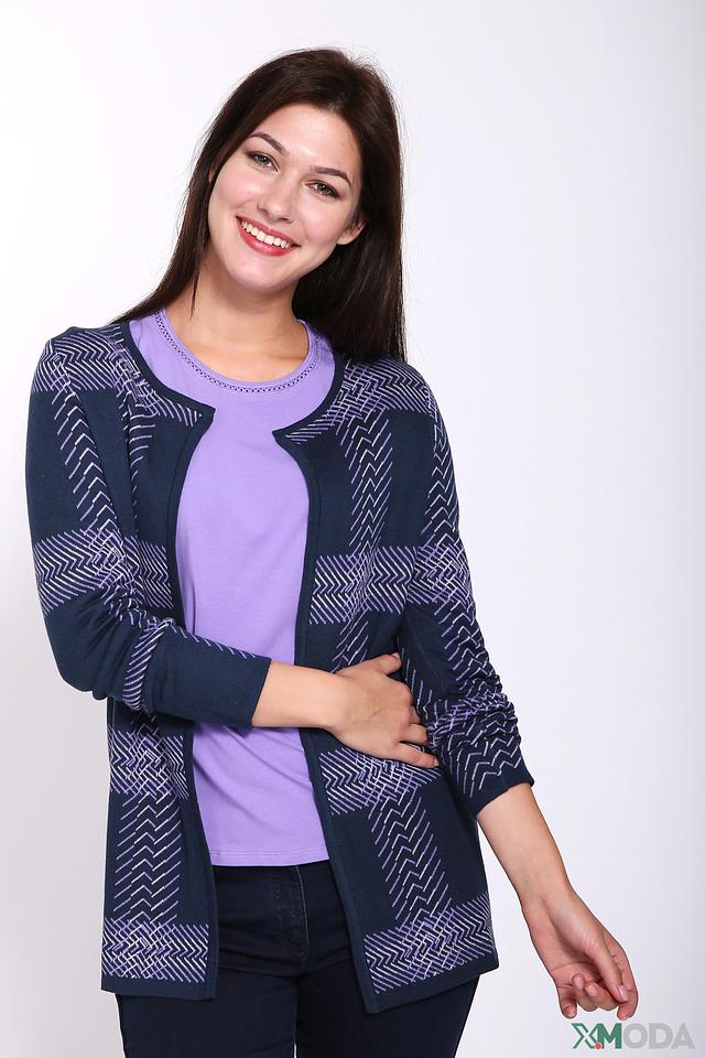 Жакет Lebek с геометрическим узором