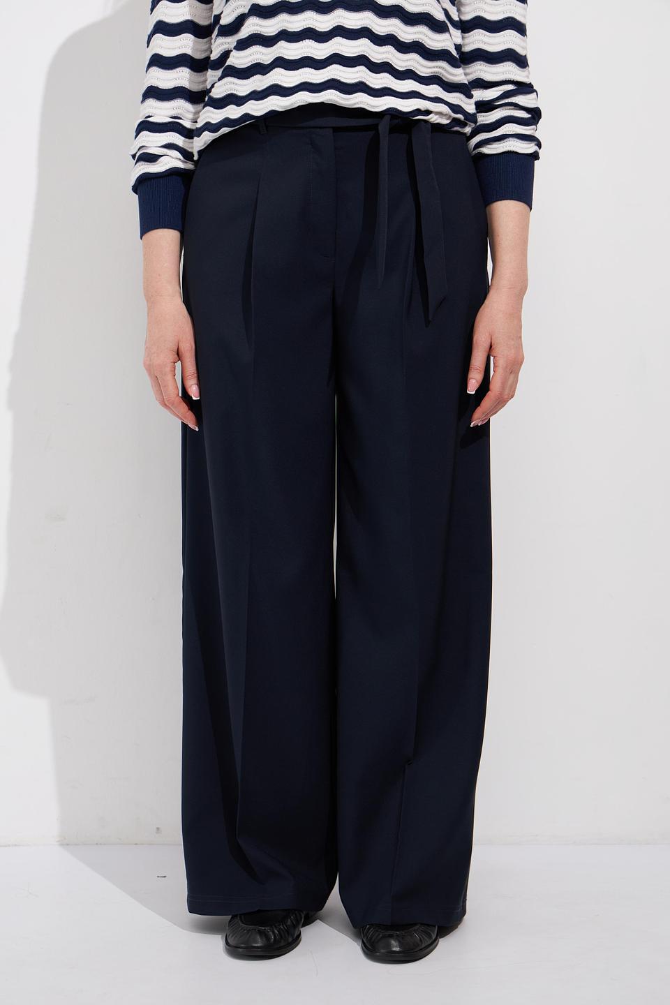 Брюки Betty Barclay прямые тёмно-синие