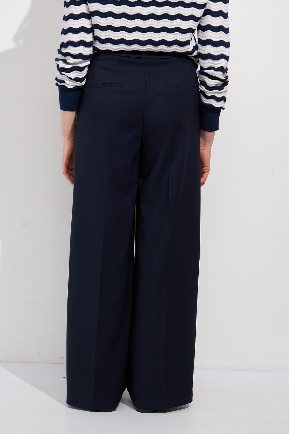 Брюки Betty Barclay прямые тёмно-синие