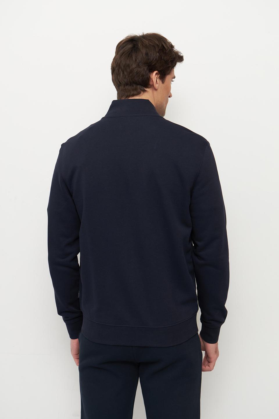 Кардиган Bugatti темно-синий с цветной отделкой