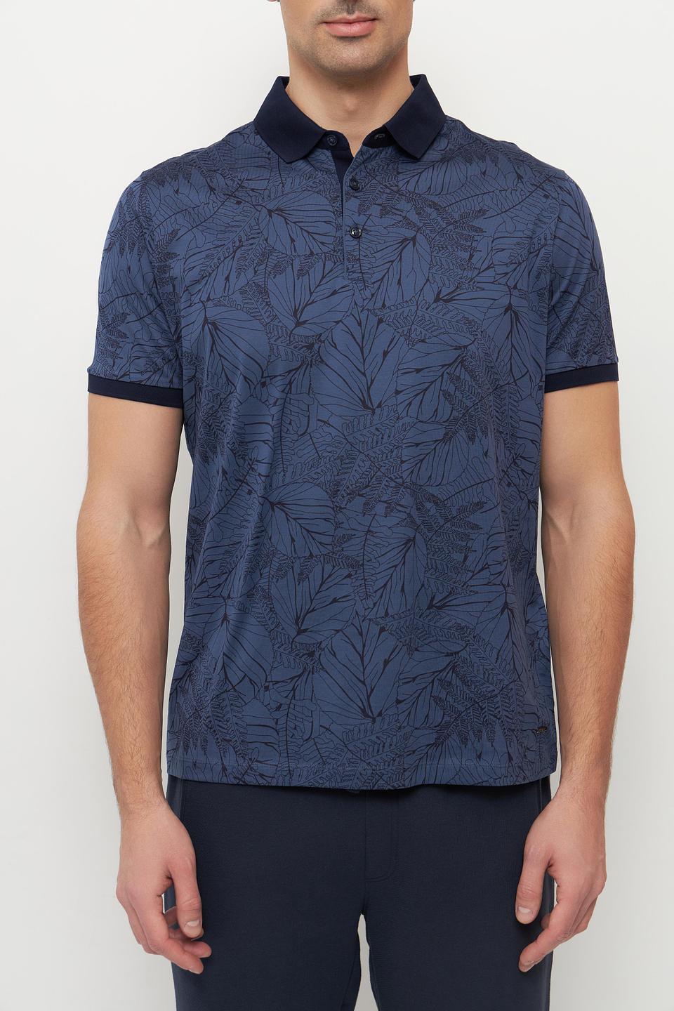 Поло Ragman с тропическим принтом