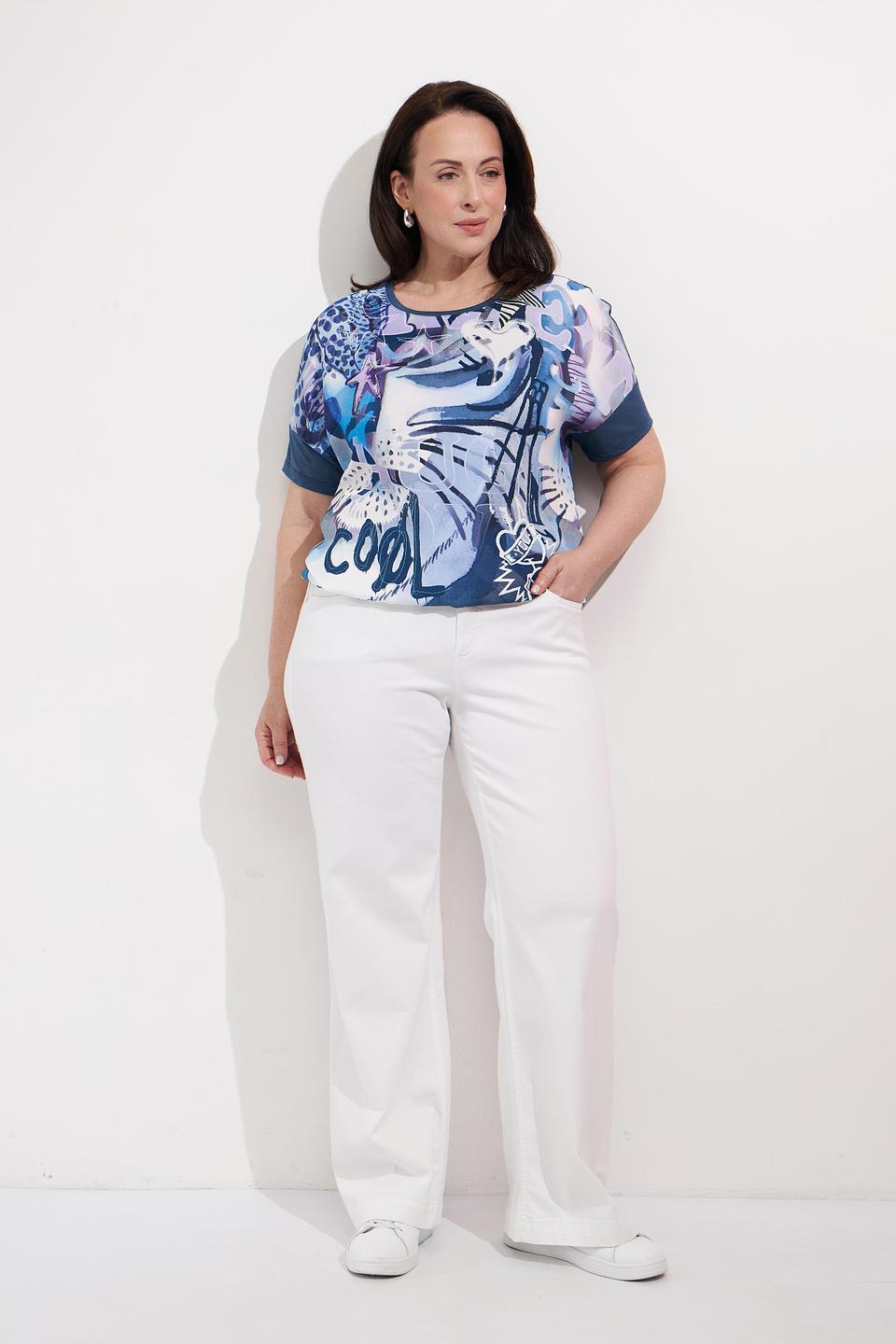 Джинсы клеш Anna Montana белые