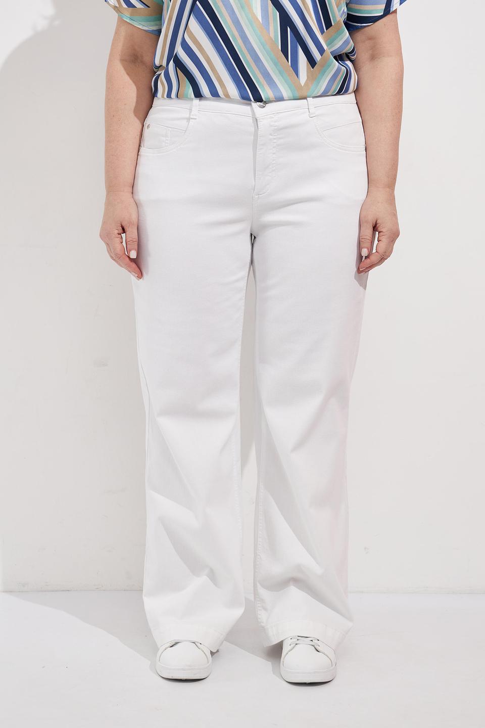 Джинсы клеш Anna Montana белые